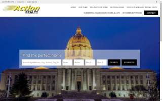 Action Real Estate website