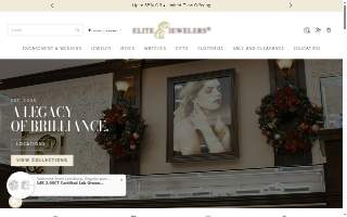 Elite Jewelers website