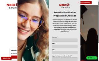 NBBE Consulting website