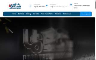 US Food Truck Factory website