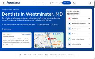 Aspen Dental - Westminster, MD website