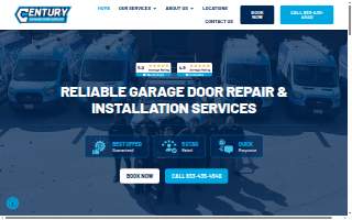 Century Garage Door Repair Service of Westminster website