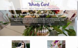 Flowers by Wendy Carol website