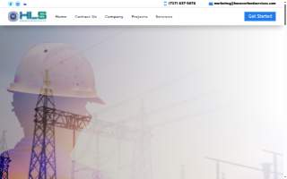 Hanover Land Services website