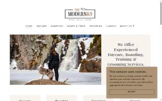 The Modern K9 dog training website