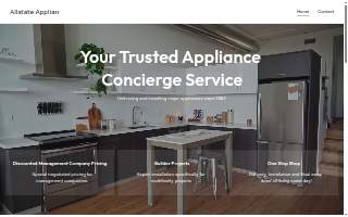 All-State Appliance Center of Wheaton website