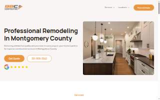 BBC Construction/Remodeling website