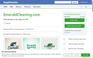 Emerald Cleaning website