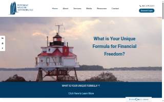 Potomac Wealth Advisors of Wheaton website