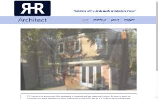 RHR Architect, LLC website