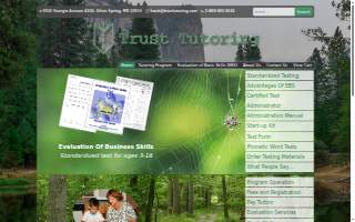 Trust Tutoring website