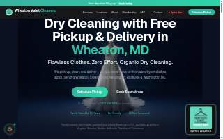 Wheaton Valet Cleaners website