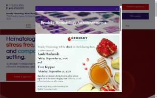 Brodsky Hematology - White Marsh website