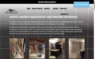 Creative Equity Builders of White Marsh website