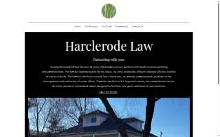 Harclerode Law of White Marsh website