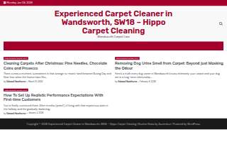 Hippo Carpet Cleaning of Perry Hall website