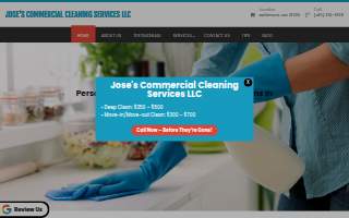 Jose's Commercial Cleaning Services LLC website
