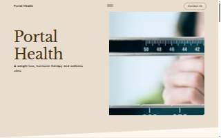 Portal Health and Wellness website