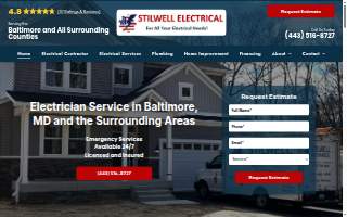 Stilwell Electrical of White Marsh website