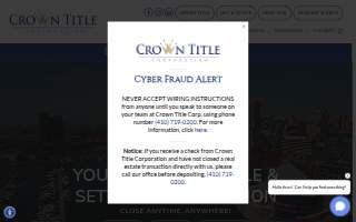 Crown Title Corporation website