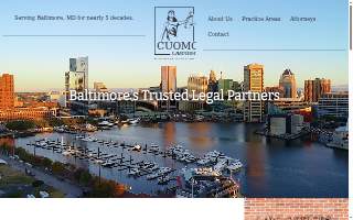 Cuomo Law Firm website