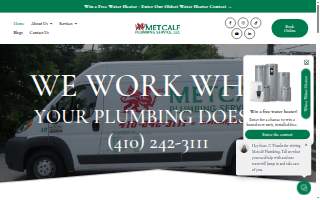 Metcalf Plumbing Service, LLC of Woodlawn website