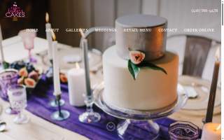 SugarBakers Cakes website