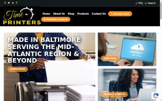 Time Printers, Inc. of Woodlawn website