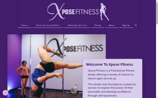 Xpose Fitness website