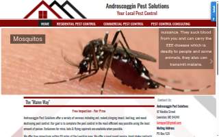Androscoggin Pest Solutions website
