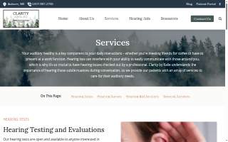 Clarity By Kalie website