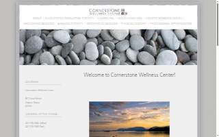 Cornerstone Wellness website