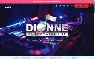 Dionne Entertainment website