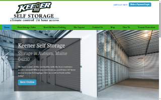 Keener Self Storage website