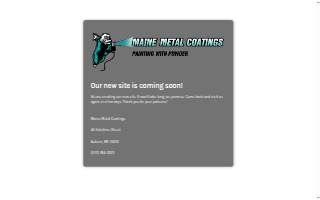 Maine Metal Coating website