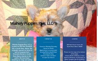 Mainely Puppies Plus website