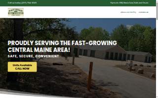 Minot Avenue Self Storage website