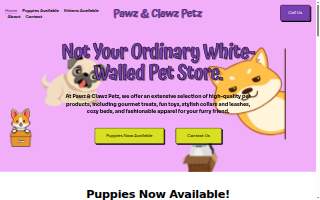 Pawz & Clawz Petz of Auburn website