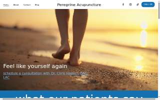 Peregrine Acupuncture website