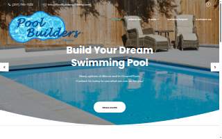 Pool Builders of Maine website