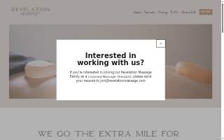 Revelation Massage website