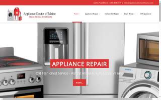 Appliance Doctor of Maine website