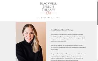 Blackwell Speech Therapy website