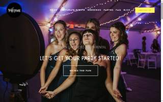 GiffyME Photo Booth Rental website
