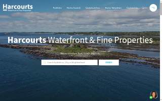 Harcourts Waterfront & Fine Properties website