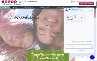 MK Orthodontics of Augusta website
