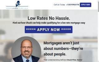 Chuck Pine, Mortgage Broker - Maine Choice Mortgage website