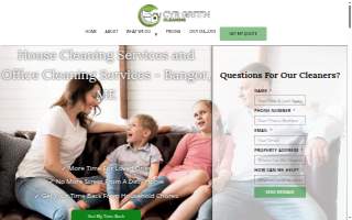 Cyr Green Cleaning Service website