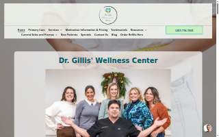 Dr. Gillis' Wellness Center website
