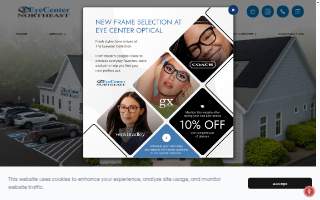 Eye Center Northeast website
